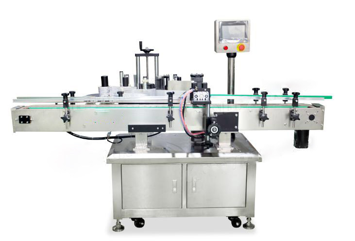 Bottle filling, capping, sealing and labelling production line for granular/solid/liquid mixed goods